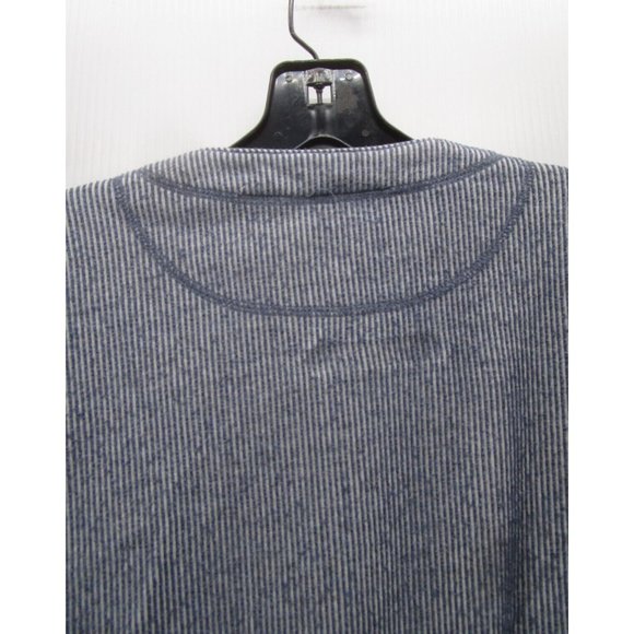 VINTAGE Fieldmaster Shirt XL Pullover Henley Striped Heavy Outdoor Work - Picture 7 of 10